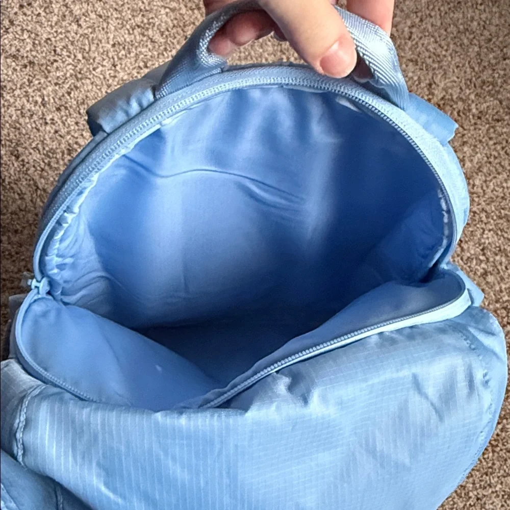 Vera Bradley Light Blue Nylon Backpack